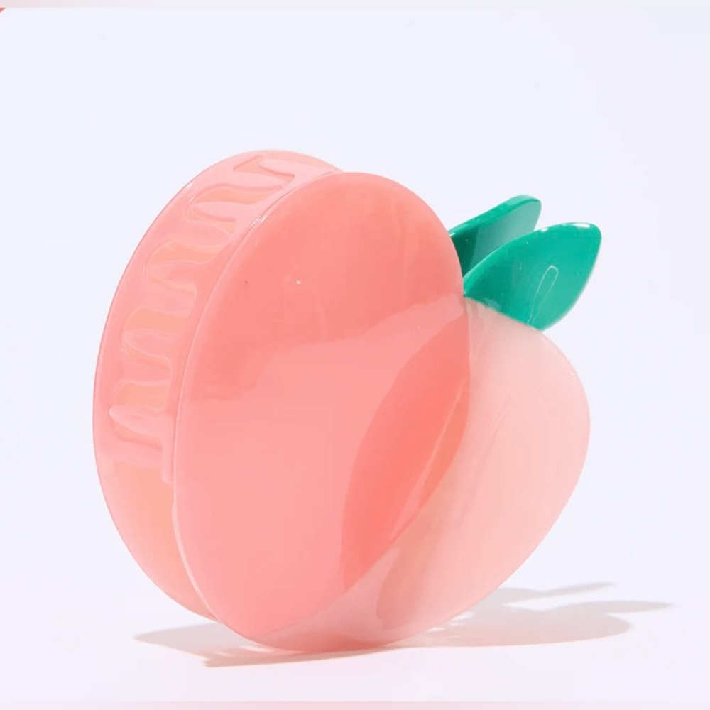INH Insert Name Here, Hair Claw Clip, Peach Hair Jaw Clip,